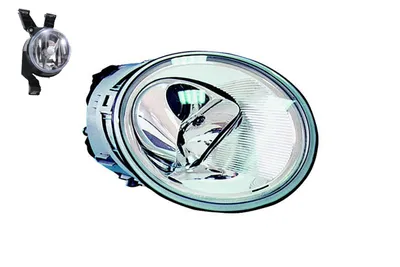 Produktbild von Scheinwerfer passend für VW New Beetle 1C 9C 1Y 98- 05 H1 H1 Li. + Nebel 1C0941029J 1C0941029D 1C0941029 1C0941699A Johns