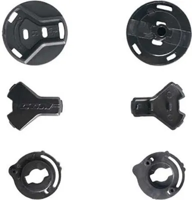 Immagine prodotto di Kit Fissaggio Visiera Nero per Casco Jet CGM 167 FLO