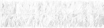 Produktbild von Weihnachtsgirlande Lametta 7cm x 3m Weiß
