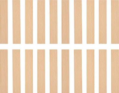 Immagine prodotto di Stoppini in legno per candele, 140 x 25 x 1 mm, 20 pezzi