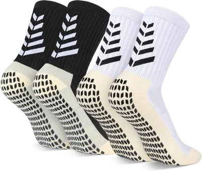 3 Paar Antirutsch-Fußballsocken für Männer und Frauen - Atmungsaktiv und Komfortabel für Laufen und Basketball
