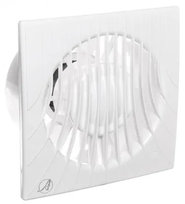 Produktbild von Abluftventilator 150 mm 20 W 198 m³/h 230 V IPX4 weiß Zugschalter E0007848W WA150W