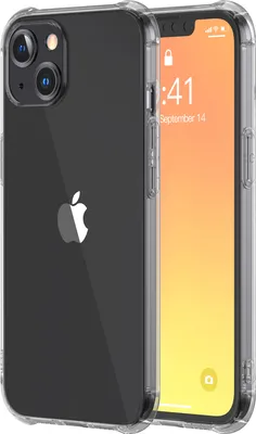Image de Pour Apple iPhone 13 Housse de téléphone portable Résistance aux chocs Housse de protection en TPU Silicone,Noir