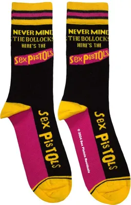 Zdjęcie produktu dla Pistols Never Mind The Bollocks Stripes Black 40-45 Skarpety