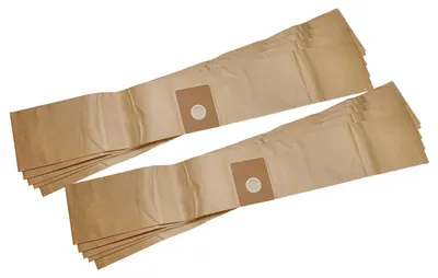 Produktbild von vhbw 10x Staubbeutel Ersatz für Kärcher 69034050, 69061180, 6.904-405.0, 6.906-118.0 für Staubsauger - 29,5cm x 16cm braun