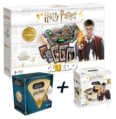 Produktbild von Cluedo - Harry Potter inkl. Trivial Pursuit Vol. 1 + 2 Brettspiel Gesellschaftsspiel Deutsch