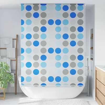 Produktbild von Maison Exclusive - Duschrollo 140x240 cm Kreismuster