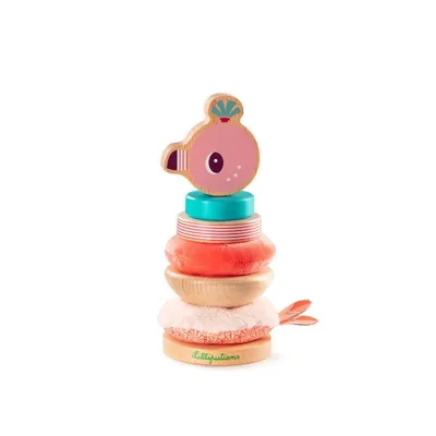 Obrázok produktu pre Stapelpiramide Holzpuzzle Flamingo Anaïs Lilliputiens