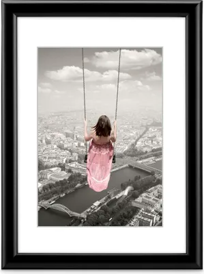 Immagine prodotto di Hama, cornice per foto Swing, 21x29,7 cm, nera, in plastica