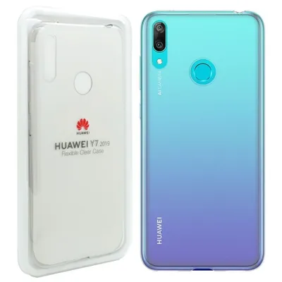 Zdjęcie produktu dla Huawei 51992909, Pokrowiec, Huawei, Y7 2019, 15,9 cm (6.26"), Przezroczysty