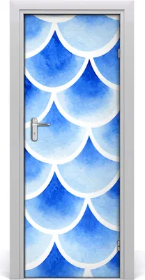Produktbild von Tulup Türaufkleber 75x205 cm Dekorative Aufkleber Selbstklebend Wasserdichte Tapete Abnehmbar Schlafzimmer Wohnzimmer Wohnkultur - schuppig