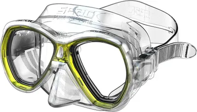 Immagine prodotto di Seacsub Elba Maschera subacquea trasparente, gialla Ragazzi, ragazze trasparente, gialla Taglia unica