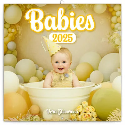 Obrázok produktu pre Poznámkový kalendár Babies - Věra Zlevorová 2025