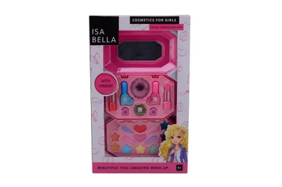 Produktbild von schminkset mit Spiegel Mädchen rosa 18 Stück