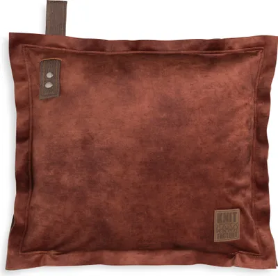 Produktbild von Knit Factory Dax Kissen - Brique - 50x50 cm