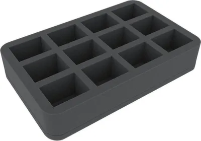 Produktbild von Schaumstoffeinlage für Malifaux, 12 Fächer