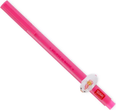 Image de Legami Gel Pen Lovely Friends Unicorn, avec décoration d'animaux, stylo gel, stylo, licorne, CPP0006