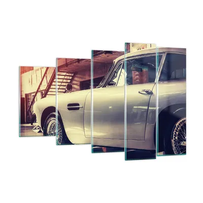 Produktbild von Bilder auf glas - Autogarage - 150x100cm - Glasbilder - Wandbilder - Bilder - Kunstdruck - zum Aufhängen bereit - Wanddekoration aus Glas - Glas Bilder - Wandbild auf Glas - 5 Teile - GEG150x100-3888