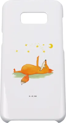 Produktbild von Mr. & Mrs. Panda Samsung Galaxy S8 plus Handyhülle  Fuchs Sterne - Weiß - Geschenk, Handycover, Handy Case, Hülle, Mond, Füchse, Cover, Spruch Positiv, Sternengucker