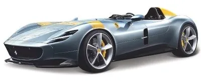 Produktbild von Bburago BBU18-26027GREY - 1/24 - Ferrari Monza SP1, grau/gelb - Neu