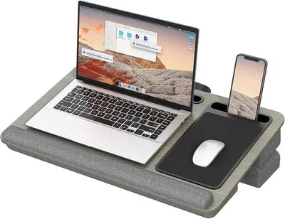 Produktbild von Famanu Laptopständer mit Mauspad und Kissen - für Bett und Sofa