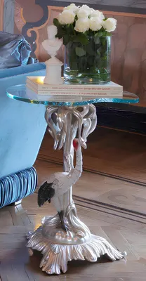 Produktbild von Luxus Couchtisch Holz Möbel Klassische Tische Barock Rokoko Tisch Beistelltisch