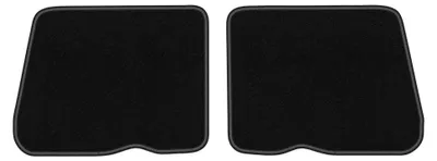 Image de Tapis arrière en moquette pour Renault 19 1988-1996 (cabriolet/à hayon/Seden) – 2 pièces, noirs, sur mesure – Wielganizator LUX