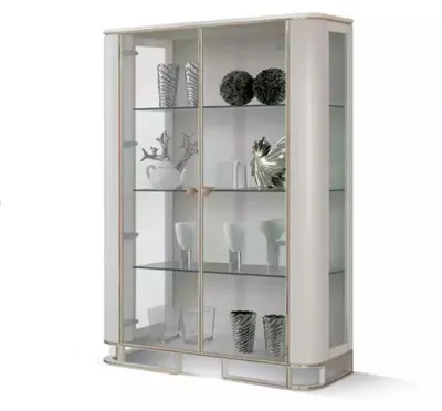 Obrázek produktu pro Vitrína nábytek dřevo bílá vitrína design italský nábytek