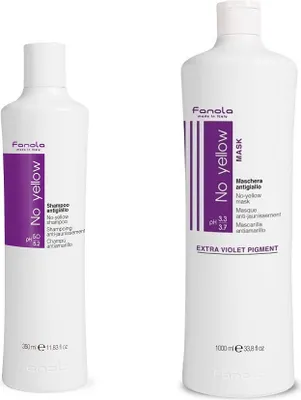 Obrázek produktu pro Šampon Fanola No Yellow 350ml + maska 1000ml