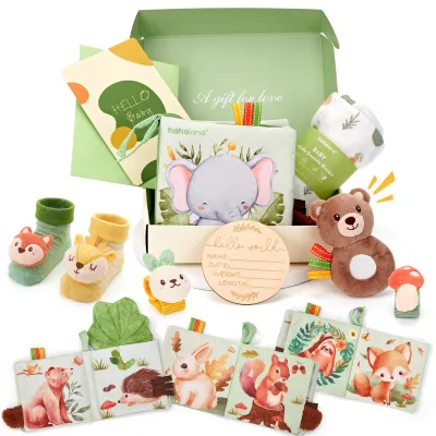 Immagine prodotto di Set regalo per neonati, composto da più articoli, ideale per bambini