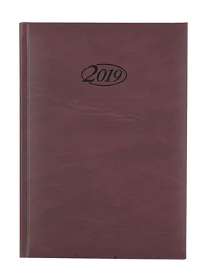 Produktbild von Buchkalender 2019 / Chefkalender / Farbe: bordeaux