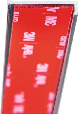 Produktbild von Endprofil Schulte Decodesign 2550 mm flächenbündig alu für 3 mm Duschrückwände