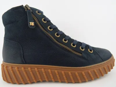 Produktbild von Paul Green Grained Nubuk Ocean Stiefelette Blau : 37.5