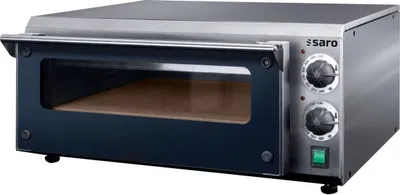 Obrázek produktu pro Pizza pec Saro ETNA 1 s 1 komorou – pro 1 pizzu Ø 40 cm, s šamotovým kamenem, do 450 °C