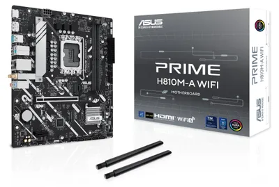 Image de ASUS PRIME H810M-A WIFI               (INTEL,1851,DDR5,mATX)
