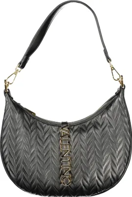 Produktbild von Elegante schwarze Schultertasche mit verstellbarem Schultergurt für Damen