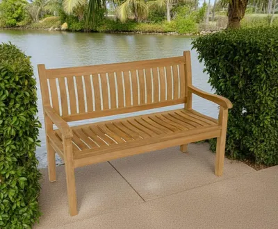 Produktbild von Lesli Living Teak Landhausbank Hastings 150 cm