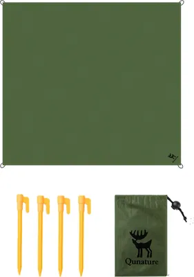Immagine prodotto di Qunature Coperta da picnic Coperta da spiaggia Tappetino da picnic impermeabile portatile 150*140cm Verde