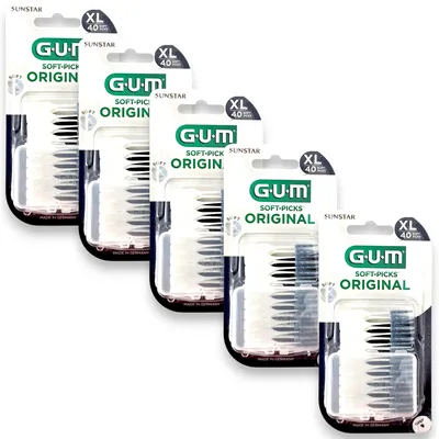 Produktbild von 5x GUM Soft-Picks Original X-Large -  5x 40 Stück