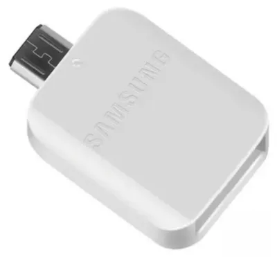 Produktbild von Originaler Adapter Samsung microUSB OTG Adapter EE-UG930, Wei