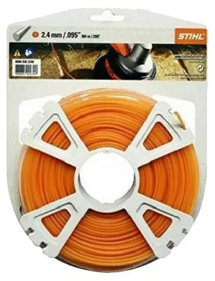 Image de Bobine de fil rond diamètre 2,4mm longueur 83m - orange - STIHL - 0000-930-2340
