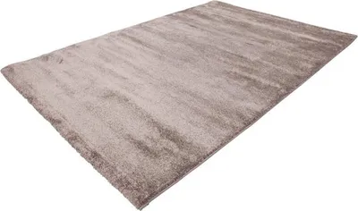 Produktbild von Lalee Softtouch-Berber Teppich - dick Uni Teppich - Hochflor - uni - struppig - Samt 120x170 cm hellbraun