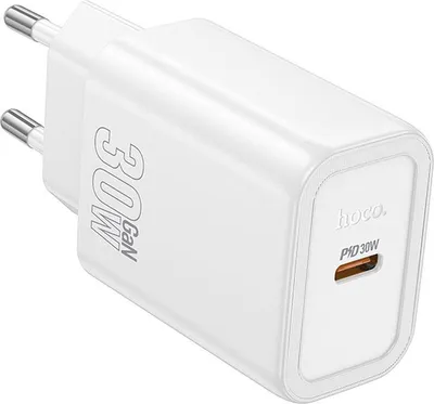 Immagine prodotto di Hoco USB C QC PD 30W N62 caricatore per telefono bianco