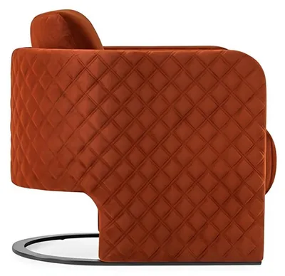 Produktbild von Sessel Ohrensessel Cocktailsessel Sitzer Modern Stoff Rot Design Sitz