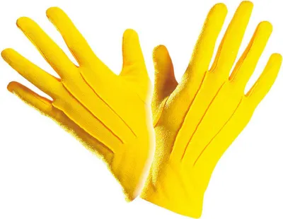 Produktbild von Gelbe  Handschuhe - Paar Handschuhe in gelb