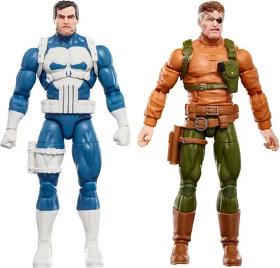 Zdjęcie produktu dla Marvel Legends Series Gamerverse Punisher & Nick Fury, 4 lat(a), Wielobarwny