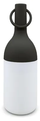 Produktbild von ELO Laterne kabellos Schwarz Höhe 31 cm Ø 10 cm mit Haken, dimmbar, 10h Akku