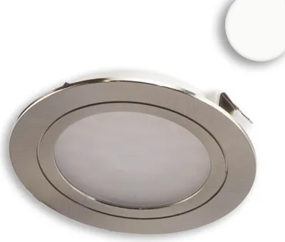 Produktbild von ISOLED LED Möbeleinbaustrahler MiniAMP silber, 2W, 24V DC neutralweiß 4000K, dimmbar