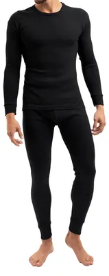 Produktbild von MT Herren Ski- & Thermowäsche Set - Lange Unterwäsche Weiche Innenseite - Schwarz M