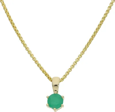 Produktbild von JuwelmaLux Anhänger 333/000 (8 Karat) Gold mit Smaragd JL39-02-0635